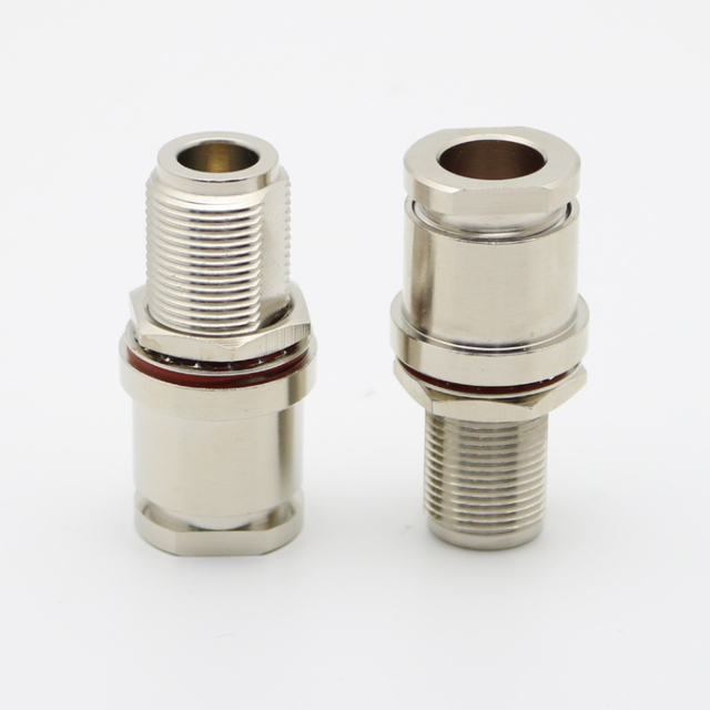 N-Type Straight Clamp Jack LMR400 CNT400 7D-FB RG8 Bulkhead 50 Ohm XMRN34