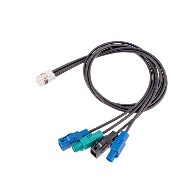 Mini Fakra Four-in-one Connector Assembly for HD 360 Panoramic Car Camera XMRZJ12