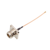N Square Plate Flange Jack To IPEX Outdoor Waterproof Cable Assembly RG178 Cable XMRZJ14
