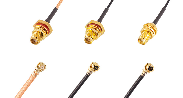XMRZJ51 SMA-K防水接头圆盘式转IPX rf1.13线长10CM 天线接口 (7)