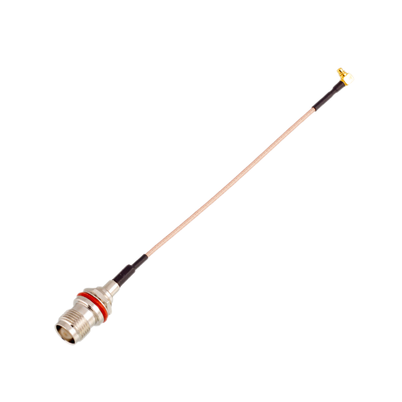 TNC Straight Jack To MMCX Right Angle Plug Cable Assemblies XMRZJ80