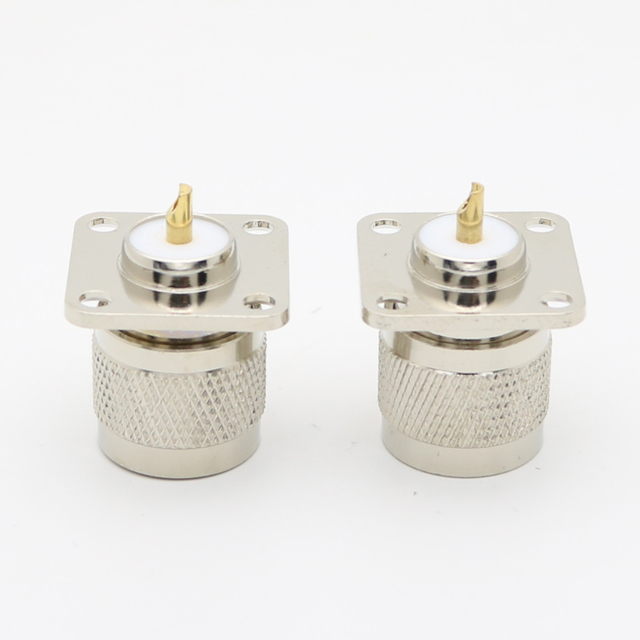 UHF Panel Mount Jack 4-Hole Flange Solder XMRUHF30