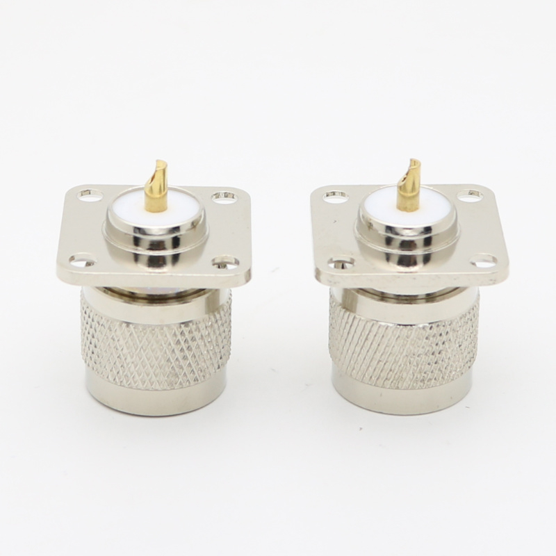 UHF Panel Mount Jack 4-Hole Flange Solder XMRUHF30