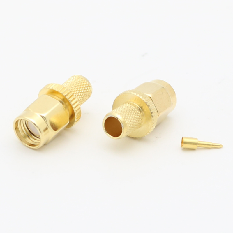 SMA Straight Crimp Plug LMR240 SYV-50-4 50 Ohm XMRSMA1