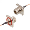 N Square Plate Flange Jack To IPEX Outdoor Waterproof Cable Assembly RG178 Cable XMRZJ14