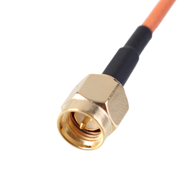 MCX R/A Plug To SMA R/A Plug RG316 RF Cable Assemblies Length 10cm XMRZJ16