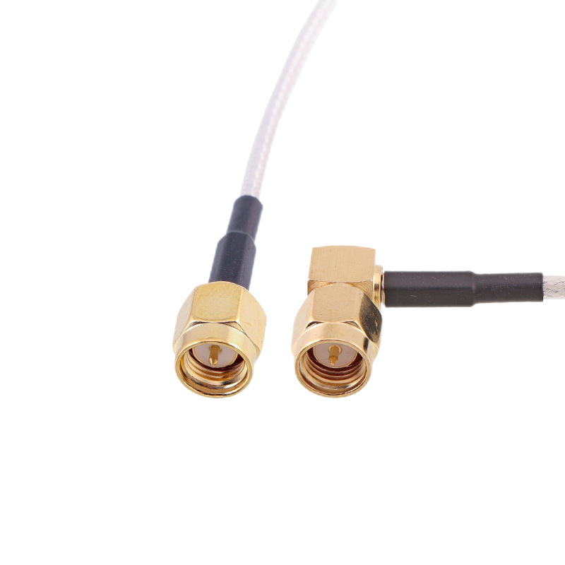 SMA Plug To SMA Right Angle Plug Cable Assembly XMRZJ66