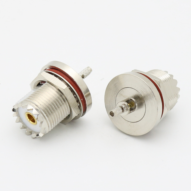 UHF Right Angle Crimp Jack LMR100 RG316 RG174 SFF-50-1.5 XMRUHF20