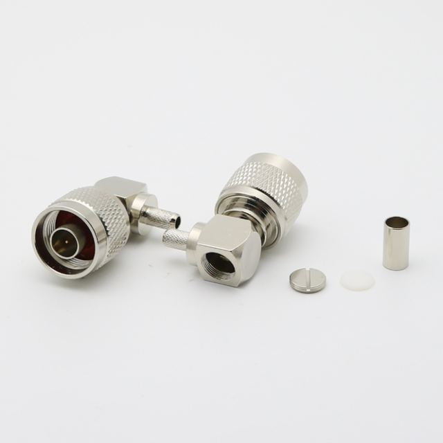 N Right Angle Crimp Plug LMR300 CNT300 5D-FB XMRN4