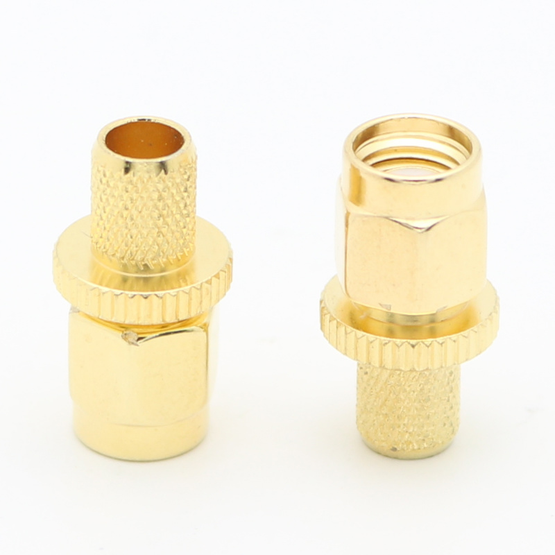 SMA Straight Crimp Plug LMR240 SYV-50-4 50 Ohm XMRSMA1