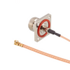 N Square Plate Flange Jack To IPEX Outdoor Waterproof Cable Assembly RG178 Cable XMRZJ14