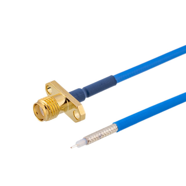 SMA Two Hole Flange Jack RG405 RF Cable Assemblies XMRZJ49
