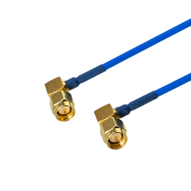 18Ghz RG405 SMA Right Angle Plugs Cable Assembly For Robot XMRZJ68