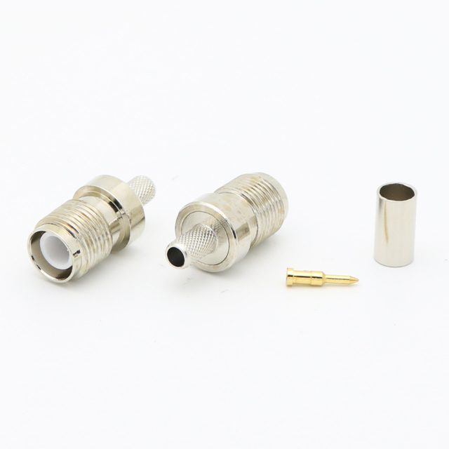 TNC Straight Reverse Crimp Jack 5D-FB XMRTNC35