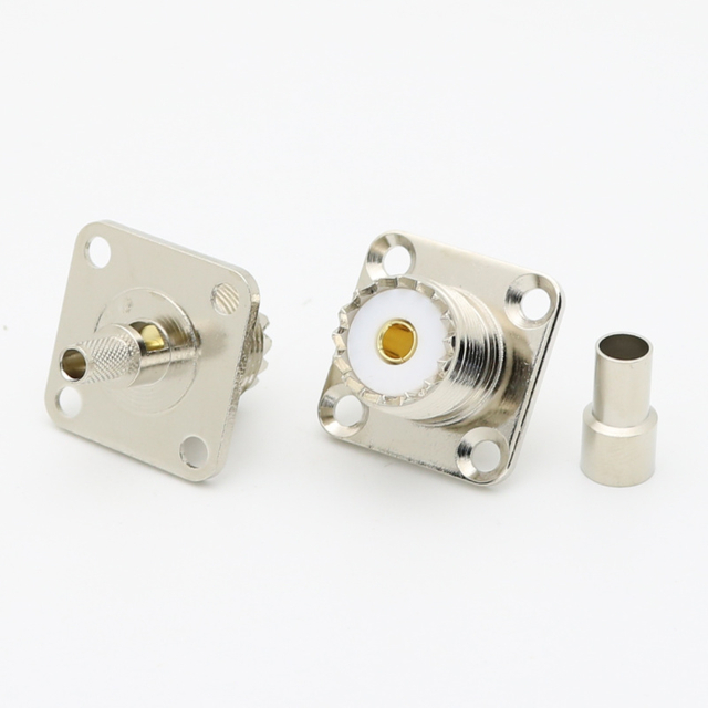 UHF Straight Crimp LMR195 CNT195 RG58 RG233 RG142 RG400 XMRUHF14