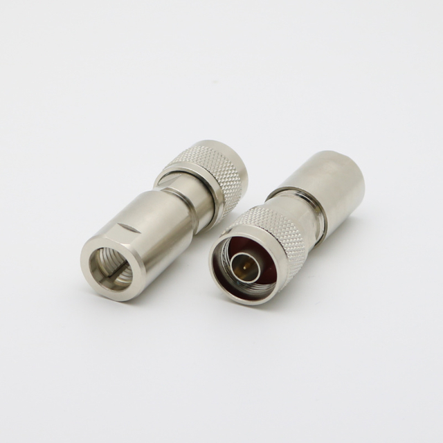 N Straight Clamp Plug LMR400 RG8 XMRN11