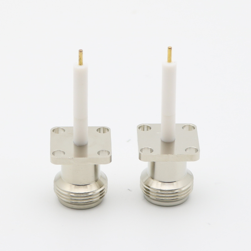 N-Type Panel Mount Jack 4-Hole Flange 50 Ohm XMRN27