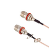 TNC Straight Jack To MMCX Right Angle Plug Cable Assemblies XMRZJ80