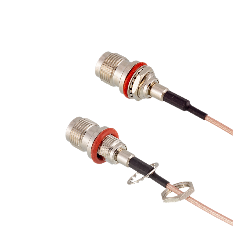 TNC Straight Jack To MMCX Right Angle Plug Cable Assemblies XMRZJ80
