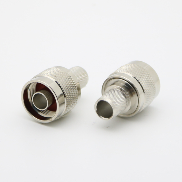 N Straight Crimp Plug LMR400 CNT400 7D-FB RG8 XMRN3