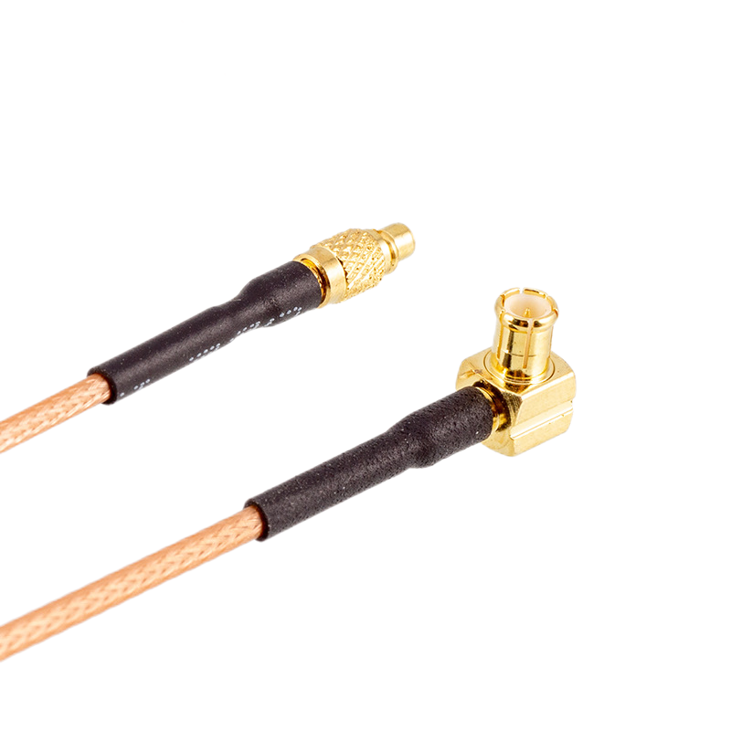 MMCX Straight Plug To MCX Right Angle Plug RF Pigtails XMRZJ20