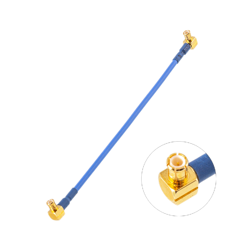 MCX Right Angle Plug To MCX Right Angle Plug RG405 Semi-flexible XMRZJ19