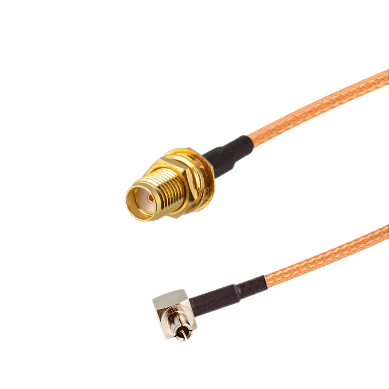 SMA Jack To TS9 Right Angle Plug RF Cable Assemblies XMRZJ52
