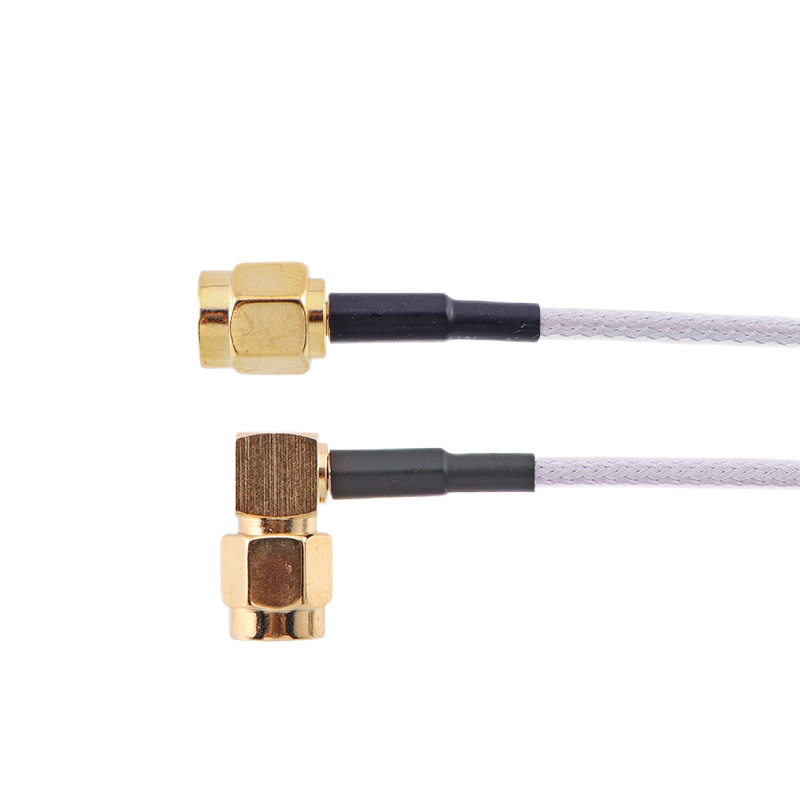 SMA Plug To SMA Right Angle Plug Cable Assembly XMRZJ66