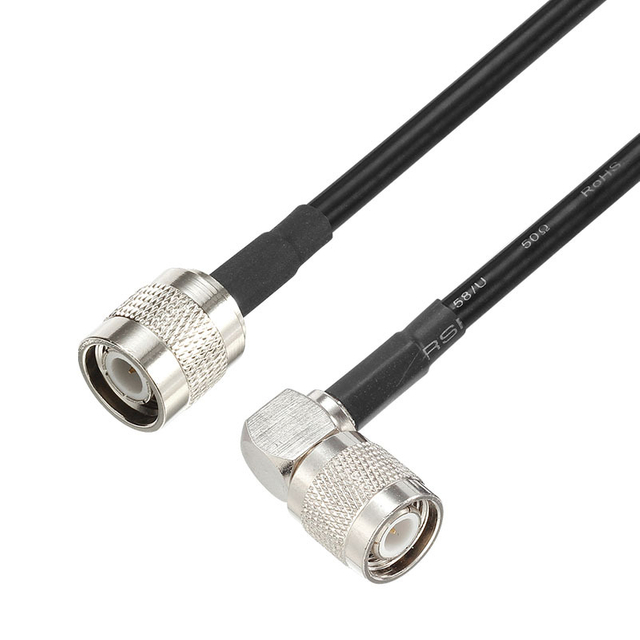 TNC Straight Plug To TNC Right Angle Plug Cable Assemblies XMRZJ82