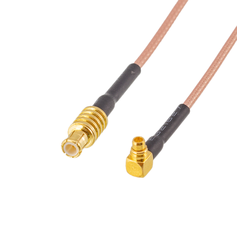 MMCX Right Angle Plug To MCX Straight Plug RF Pigtails XMRZJ22