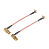 MCX R/A Plug To SMA R/A Plug RG316 RF Cable Assemblies Length 10cm XMRZJ16