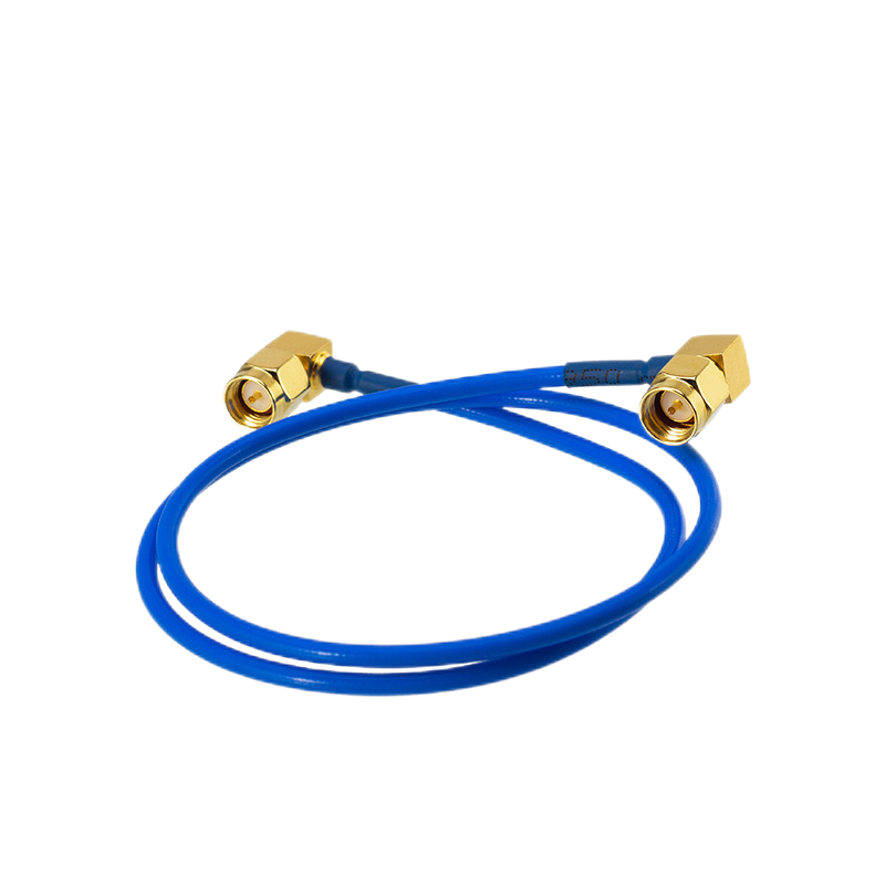 18Ghz RG405 SMA Right Angle Plugs Cable Assembly For Robot XMRZJ68