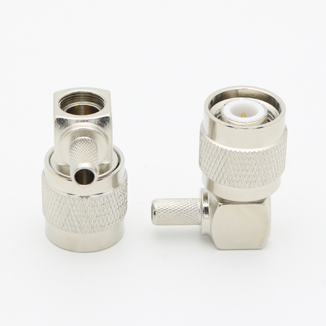 TNC Right Angle Crimp Plug RF Connector LMR300 SYV-50-5 5D-FB XMRTNC32