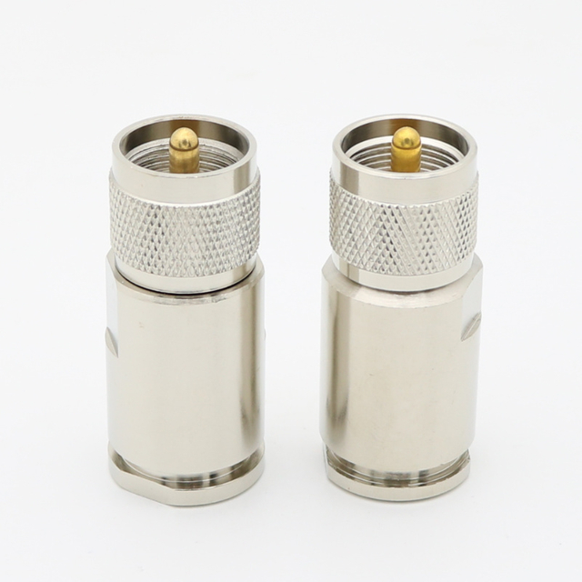 UHF Straight Clamp Plug LMR600 12D-FB XMRUHF27