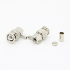 BNC Right Angle Crimp Plug LMR195 CNT195 RG58 RG233 RG142 RG400 XMR010