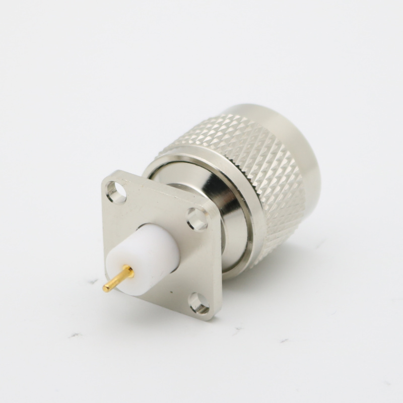 N Straight Plug 4-Hole Flange XMRN18