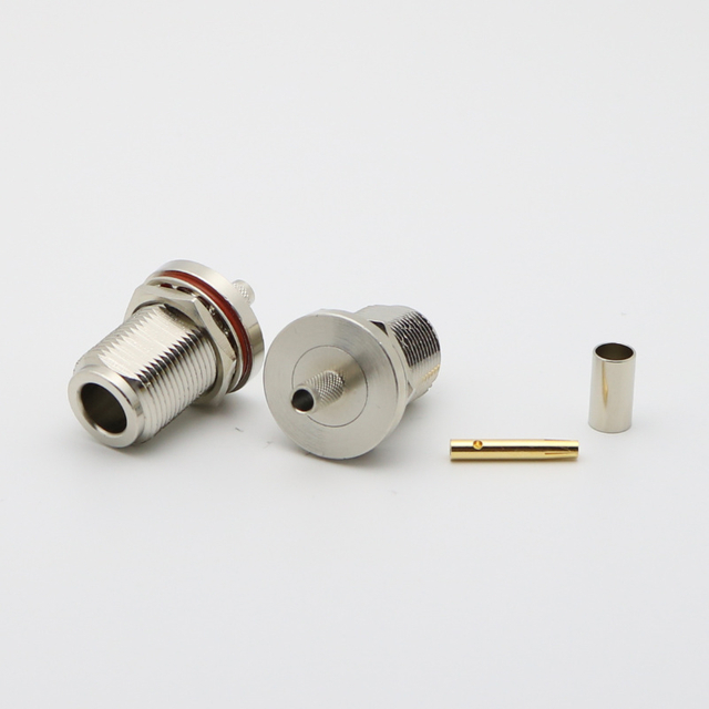 N Straight Crimp Jack LMR195 CNT195 RG58 RG233 RG142 RG400 XMRN7