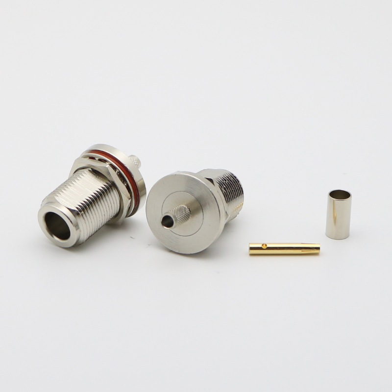 N Straight Crimp Jack LMR195 CNT195 RG58 RG233 RG142 RG400 XMRN7