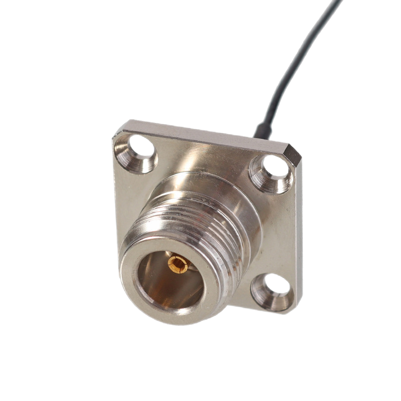 N Jack 4-hole Flange Connector To IPX RF1.13 Cable Assemblies XMRZJ31