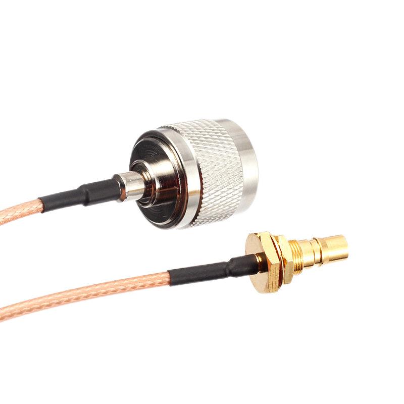 N Connector Plug To QMA Jack Cable Assembly RG316 Cable XMRZJ24