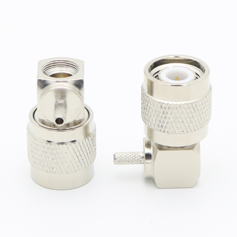 TNC Right Angle Crimp Plug RF Connector XMRTNC30