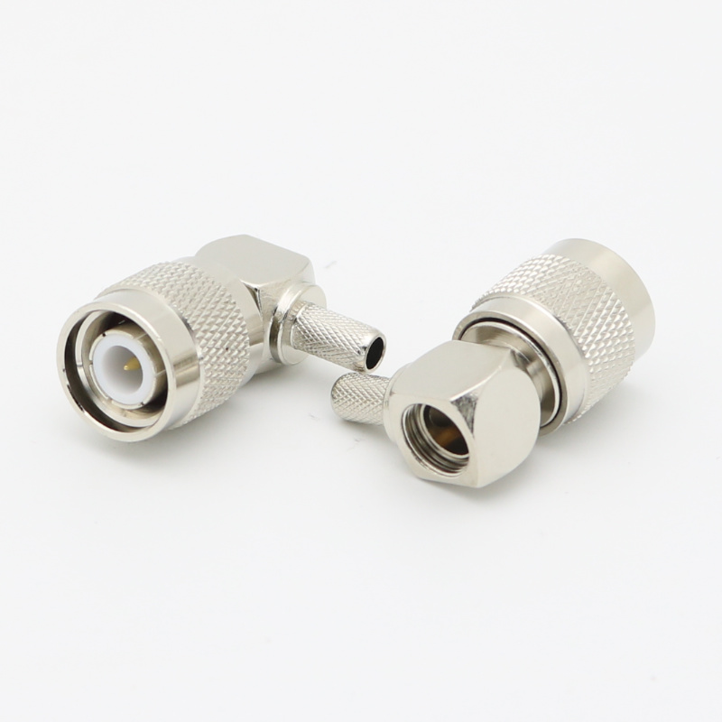 TNC Right Angle Crimp Plug RF Connector LMR300 SYV-50-5 5D-FB XMRTNC32