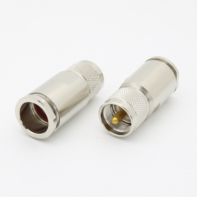 UHF Straight Clamp Plug LMR600 12D-FB XMRUHF27