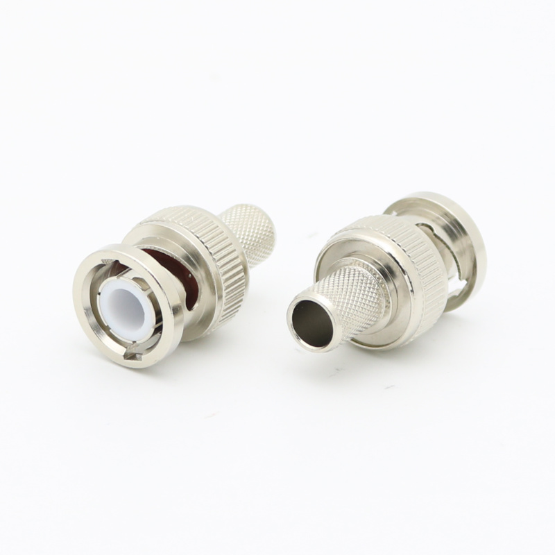 BNC Straight Crimp Plug RF Connector LMR300 SYV-50-5 5D-FB XMR006