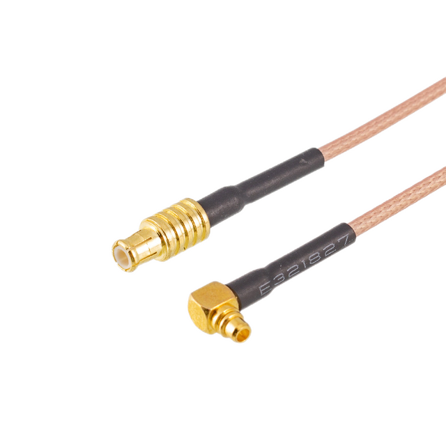 MMCX Right Angle Plug To MCX Straight Plug RF Pigtails XMRZJ22