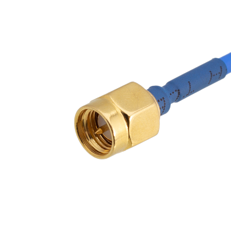 SMA Right Angle Plug To SMA Straight Plug RF Cable Assemblies XMRZJ42