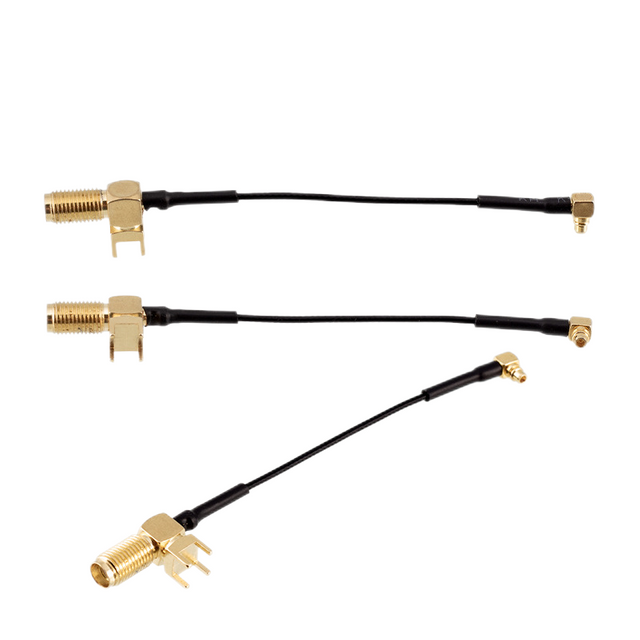 SMA Jack To MMCX Right Angle Plug RF Cable Assemblies XMRZJ53 