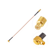 MMCX Right Angle Plug To MCX Straight Plug RF Pigtails XMRZJ22