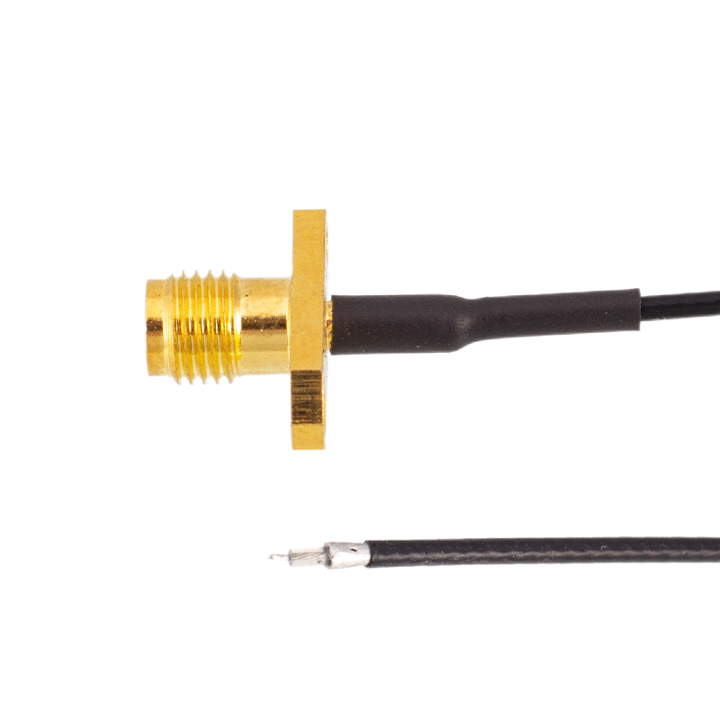 SMA Two Hole Flange Jack RF1.13 Cable Assemblies XMRZJ50 