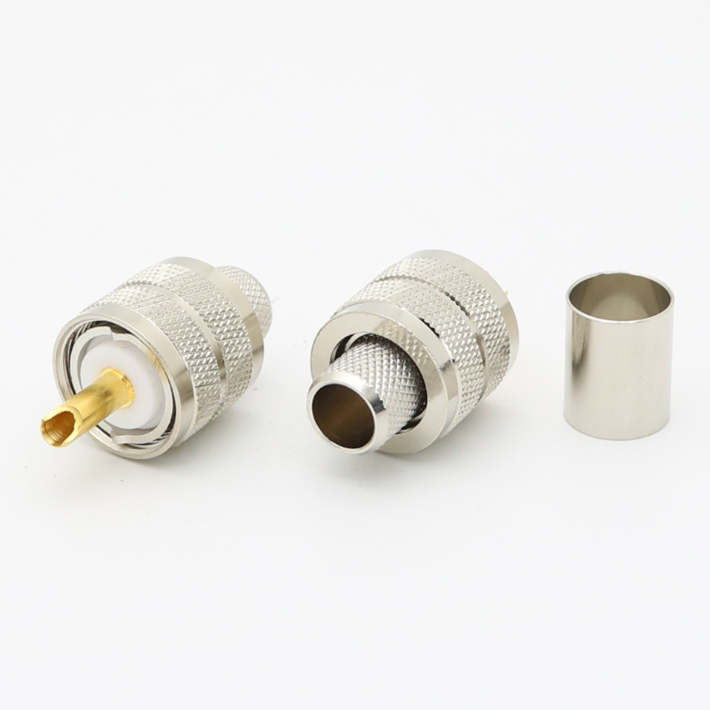 UHF Crimp Plug LMR400 CNT400 7D-FB RG8 XMRUHF5
